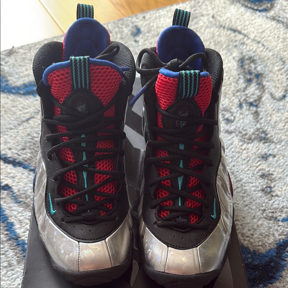 Kids Metallic Foamposite sz 4.5